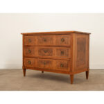 French 19th Century Fruitwood & Burl Walnut Commode