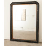 French Louis Philippe Painted & Gilt Mirror