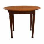 French 19th Century Fruitwood Round Dining Table