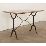 French Marble Top Bistro Table