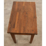 French Oak Kitchen Prep Table From Burgundy