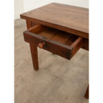 French Oak Kitchen Prep Table From Burgundy