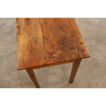 French 19th Century Poplar Side Table