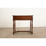 French Elm Side Table From Brittany