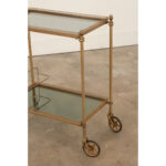 French Brass and Glass Trolley