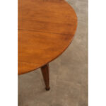 French 19th Century Fruitwood Round Dining Table