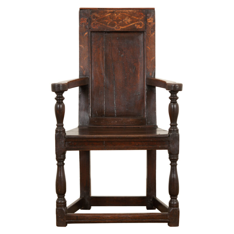English 18th Century Oak Wainscot Chair