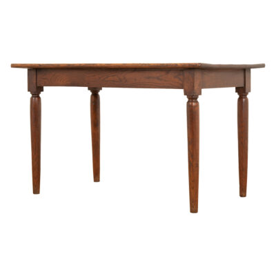 French 19th Century Oak Bistro Table