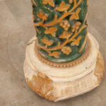 Italian Hand Carved Solid Wood Column