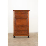 French 18th Century Walnut Secretaire a Abattant