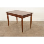 French Early 20th Century Walnut Bistro Table