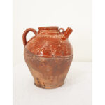 French 19th Century Terracotta Olive Oil Jar