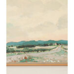 English Bill Sly Framed Landscape Painting