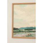 English Bill Sly Framed Landscape Painting