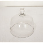 French Vintage Glass Cheese Dome