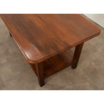 French 19th Century Two Board Walnut and Oak Framed Table