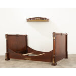 French 19th Century Empire Daybed & Bed Crown