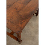 French 18th Century Solid Oak Writing Table