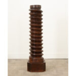 French 18th Century Solid Wine Press Pedestal