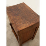 French 19th Century Elm Chopping Block Cabinet