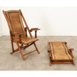 French Early 20th Century Folding Campaign Chairs