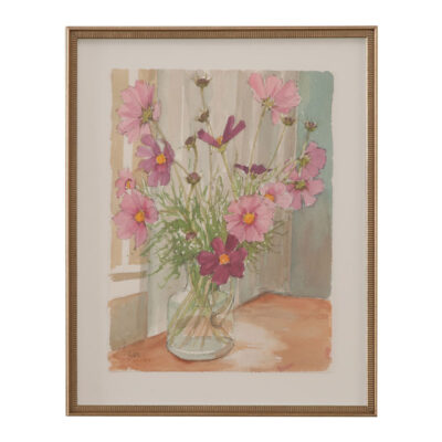 English Framed Watercolor Attributed to Eric Leazell