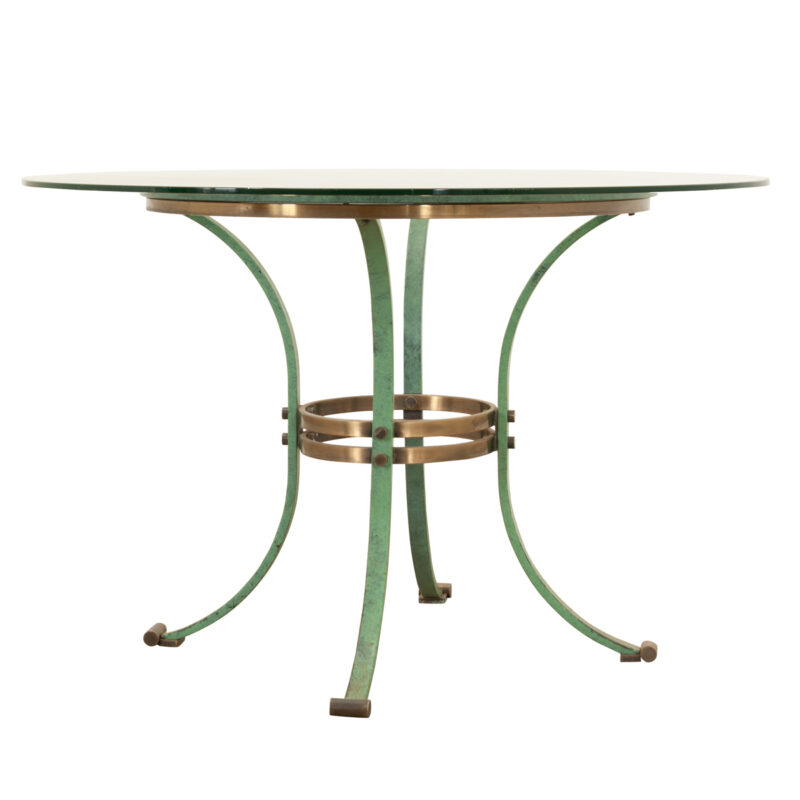 French Mid-Century Pedestal Dining Table