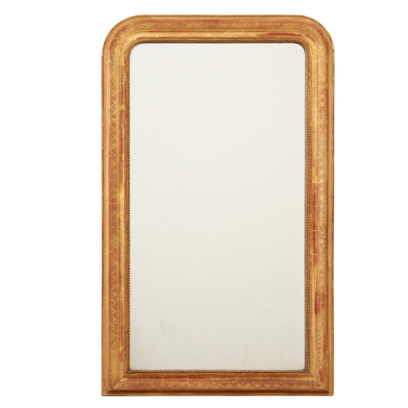 French Louis Philippe Gold Gilt Mirror