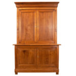 French Fruitwood Buffet Deux Corps