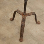 French 19th Century Forged Iron Candelabra