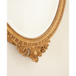 French 19th Century Louis XVI Style Gold Gilt Mirror