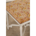 French 19th Century Needlepoint Square Stool