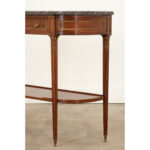 French 19th Century Louis XVI Style Demilune Console