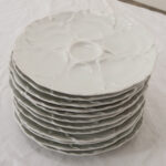 Set of Twelve Vintage Hutschenreuther Oyster Plates