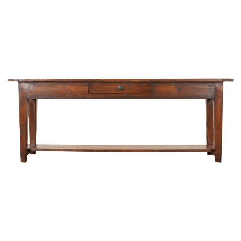 French 19th Century Solid Oak Server
