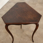 French  Louis XV Style Oak Triangle Table