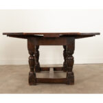 French 17th Century Solid Oak Extending Dining Table