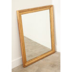 French Neoclassical Symmetrical Gold Gilt Mirror