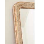 French 19th Century Large Louis Philippe Parcel Gilt Mirror