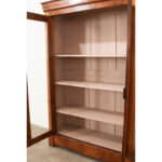 French Louis Philippe Style Walnut Bibliotheque