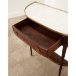 French Louis XVI Style Mahogany Console Table