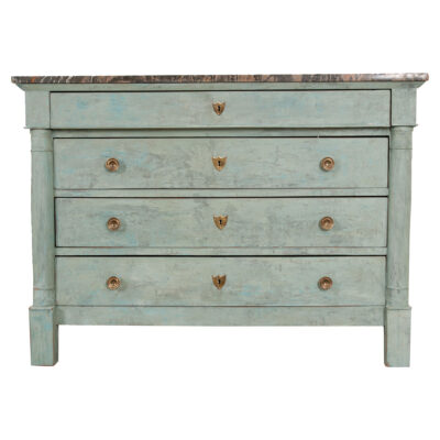 French 19th Century Painted Empire Commode