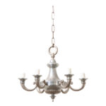 French Silver Plate 6 – Light Chandelier