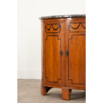French Directoire Fruitwood Corner Cabinet with Inlay