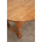 English Pine Drop Leaf Dining Table