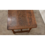 French 19th Century Solid Oak Desk