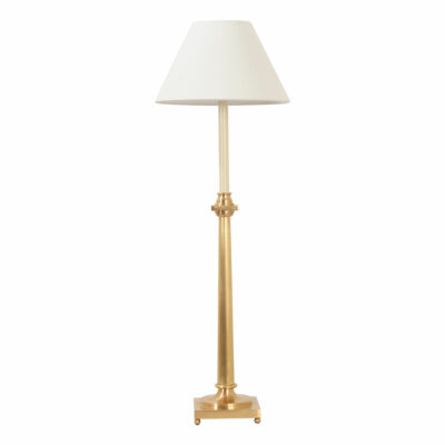 Brass Column Buffet Lamp