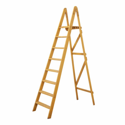 French Painted Folding Ladder