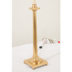 Brass Column Buffet Lamp