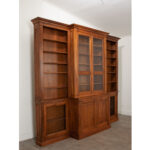 French Reproduction Walnut Bibliotheque
